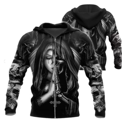 Great price,Halloween Skull Anime 3D Sweatshirt under,$50