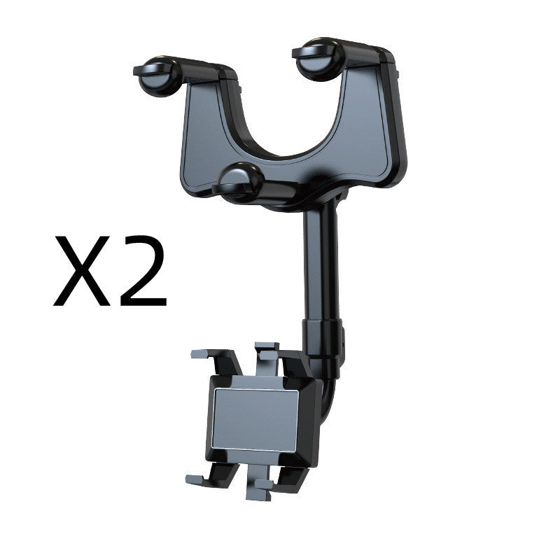 Rearview Mirror Phone Holder For Car Rotatable And Retractable Car Phone Holder Multifuncti under $50onal 360 Rear View Mirror Phone Holder Suitable For All Mobile Phones And All Car