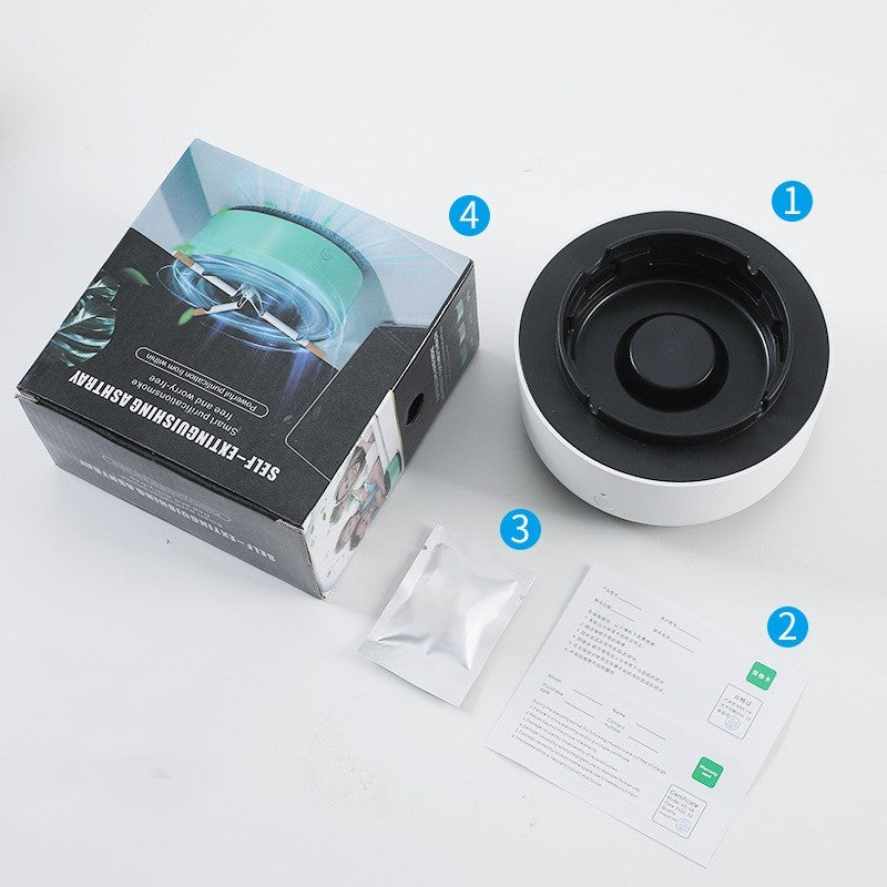 Smoke Removal Air Purification Ashtray Anion Purification Practical Automatic Purifier Ashtray  price under$40 Portable Gadgets For Car Ashtray