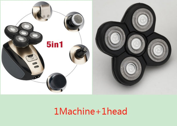 5-in-1 Men’s Electric Shaver Razor Set