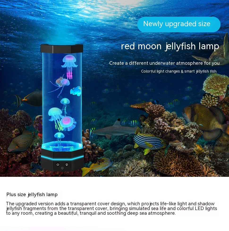 17-Color Jellyfish Lava Lamp 15-Inch