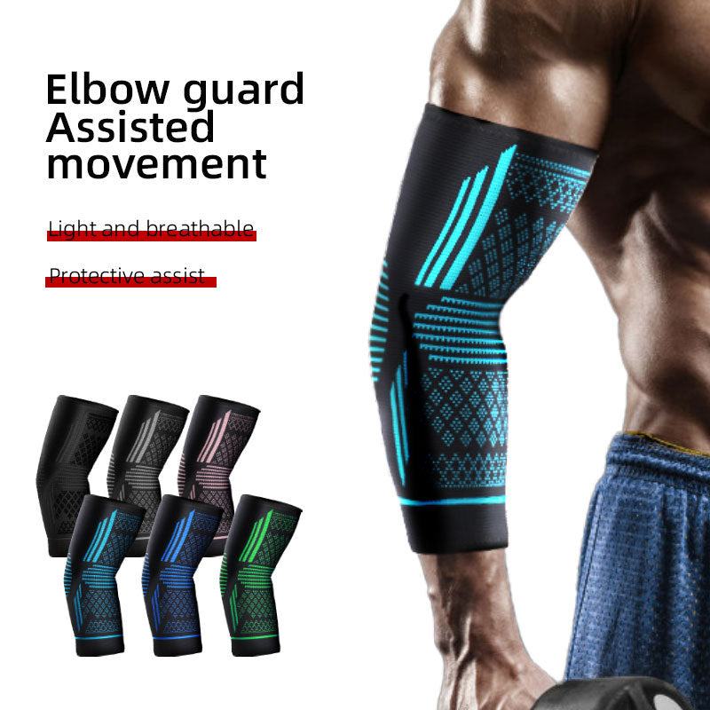 Copy of Sports elbow protection with four-way elastic pressure knitted breathable nylon elbow protection