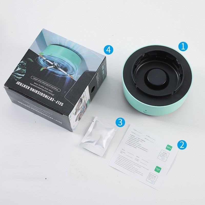 Smoke Removal Air Purification Ashtray Anion Purification Practical Automatic Purifier Ashtray  price under$40 Portable Gadgets For Car Ashtray