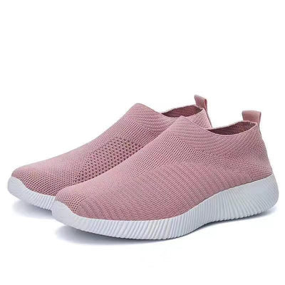 Flying Knit Sneakers Men's Mesh White Shoes Black Casual Sneakers under$30