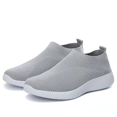 Flying Knit Sneakers Men's Mesh White Shoes Black Casual Sneakers under$30