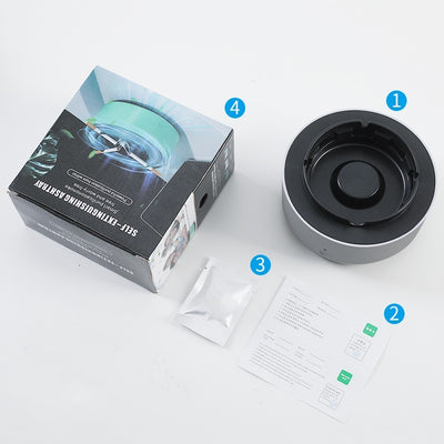 Smoke Removal Air Purification Ashtray Anion Purification Practical Automatic Purifier Ashtray  price under$40 Portable Gadgets For Car Ashtray