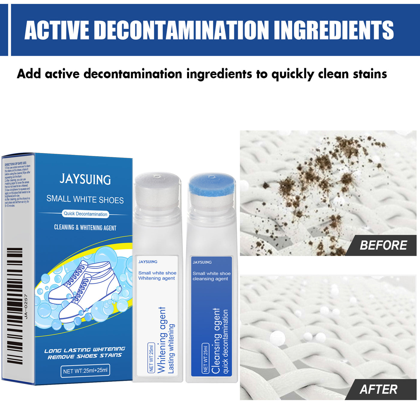 White Shoes Cleaner – Yellow & Bright White