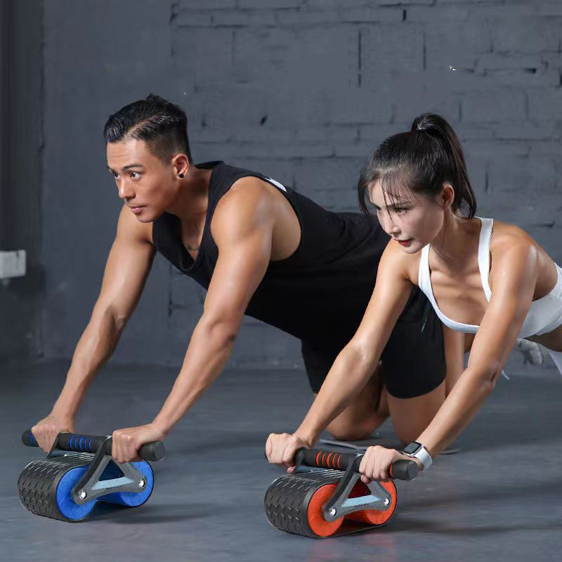 Double Wheel Ab Roller Exercise Device