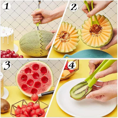 4-in-1 Watermelon & Fruit Cutter Set