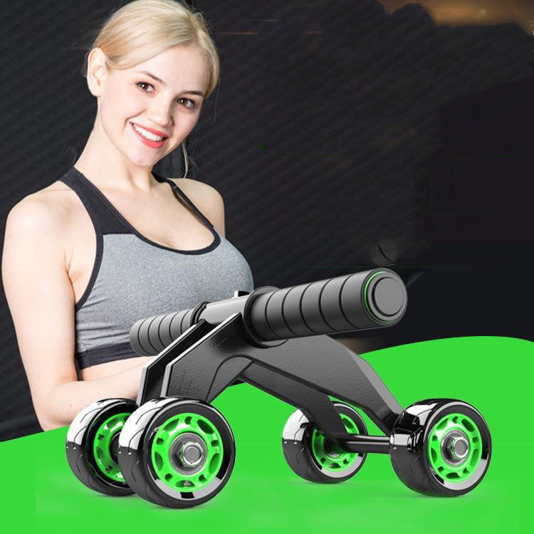 Four-Wheel Abdominal Exercise Roller