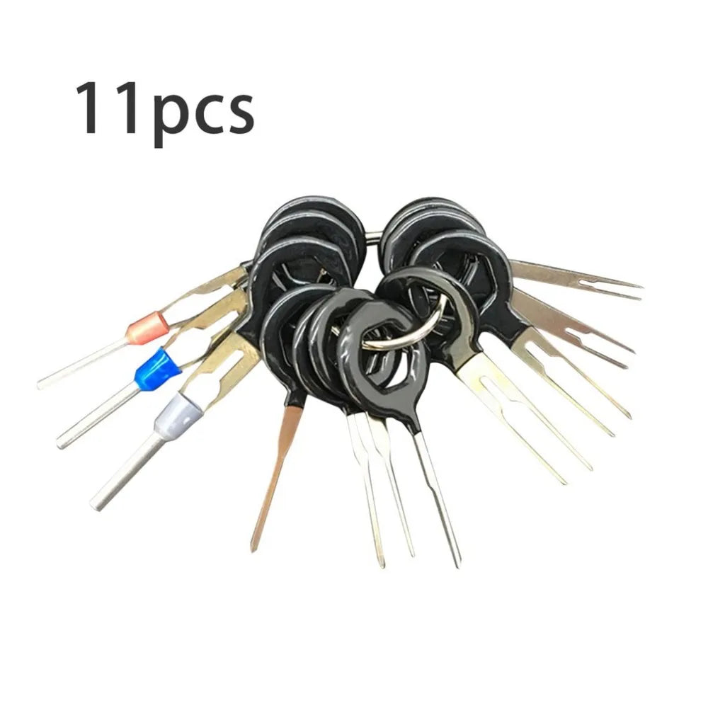 Copy of Car Terminal Removal Tool Kit Electrical Wiring Crimp Connector Pin Extractor Kit Car Repair Hand Tool 11pcs 8pcs 3pcs