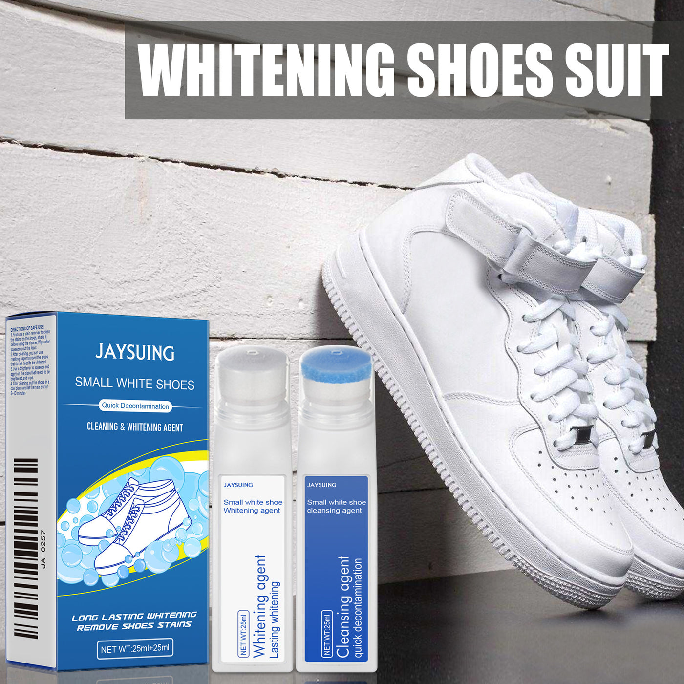 White Shoes Cleaner – Yellow & Bright White