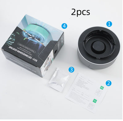 Smoke Removal Air Purification Ashtray Anion Purification Practical Automatic Purifier Ashtray  price under$40 Portable Gadgets For Car Ashtray