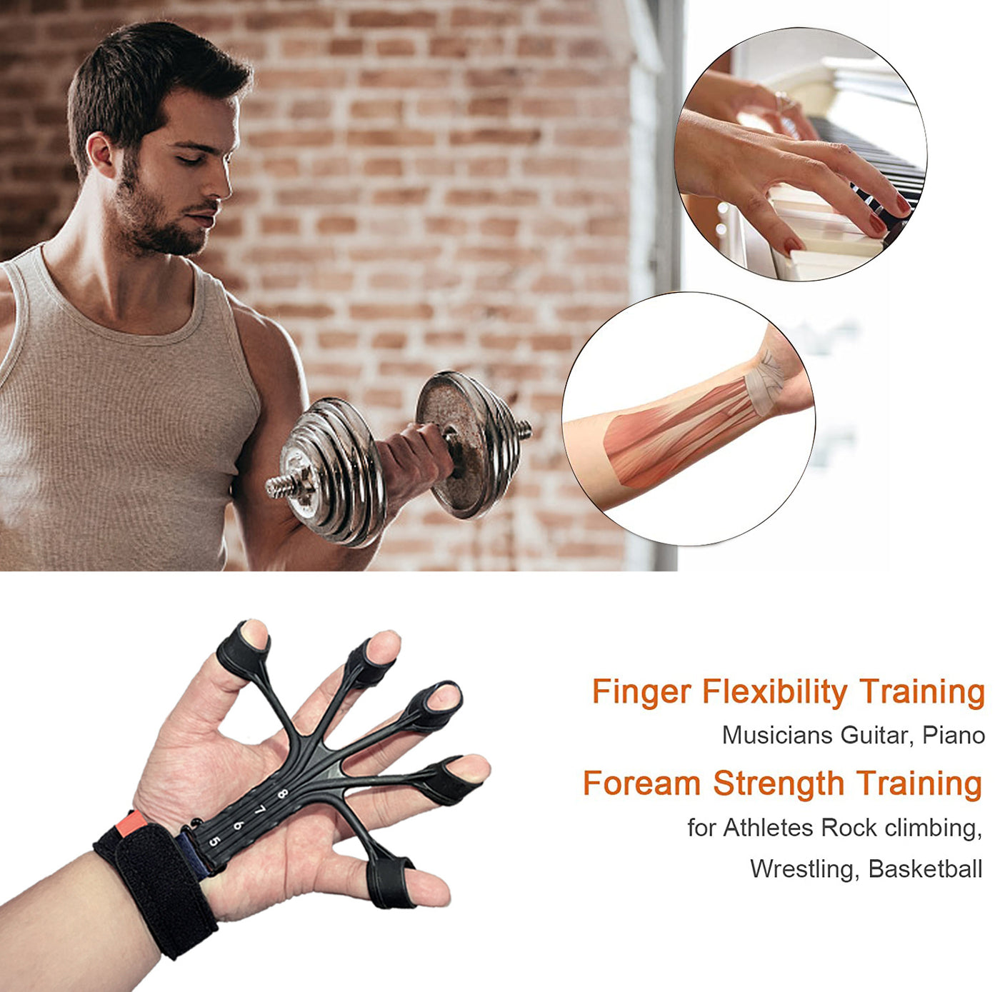 Silicone Finger & Abdominal Trainer
