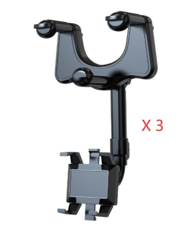 Rearview Mirror Phone Holder For Car Rotatable And Retractable Car Phone Holder Multifuncti under $50onal 360 Rear View Mirror Phone Holder Suitable For All Mobile Phones And All Car
