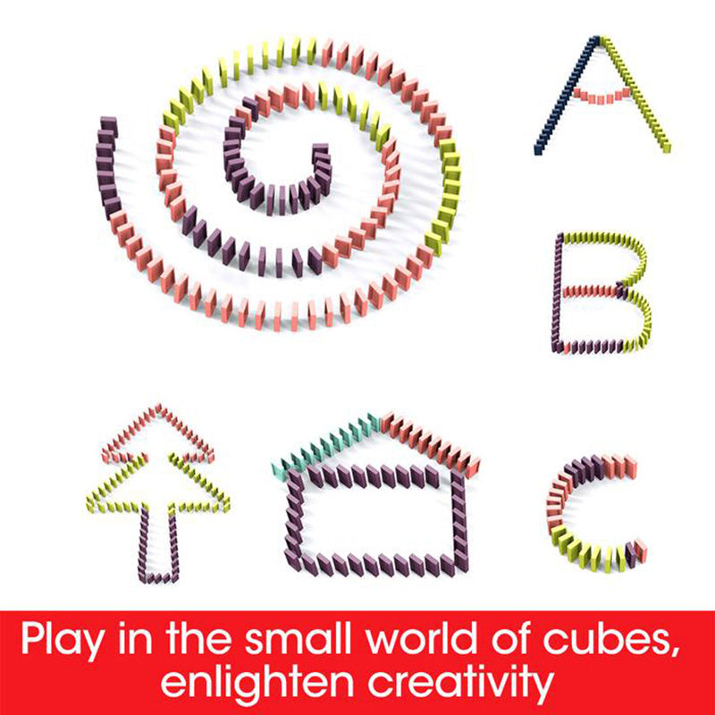 Automatic Domino Train Toy for Kids