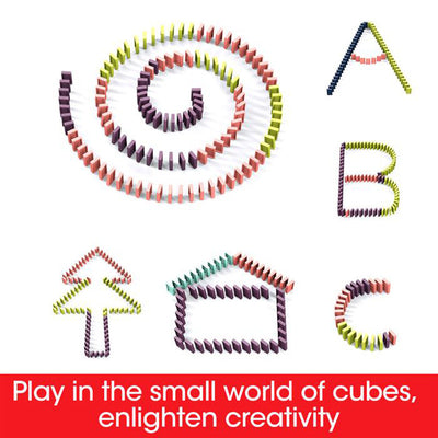 Automatic Domino Train Toy for Kids