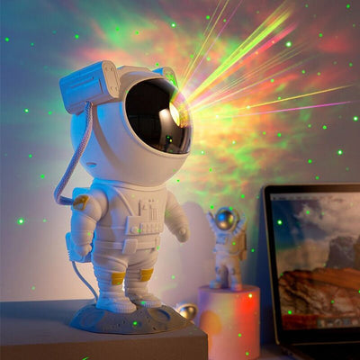 Creative Astronaut Galaxy Starry Sky Projector Nightlight USB Atmospher Bedroom Table Lamp - Finesse for All:infoshopstore.fitnessforall.co.uk