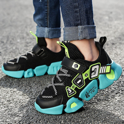 Mesh Velcro Breathable Walking Sneakers
