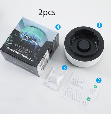 Smoke Removal Air Purification Ashtray Anion Purification Practical Automatic Purifier Ashtray  price under$40 Portable Gadgets For Car Ashtray