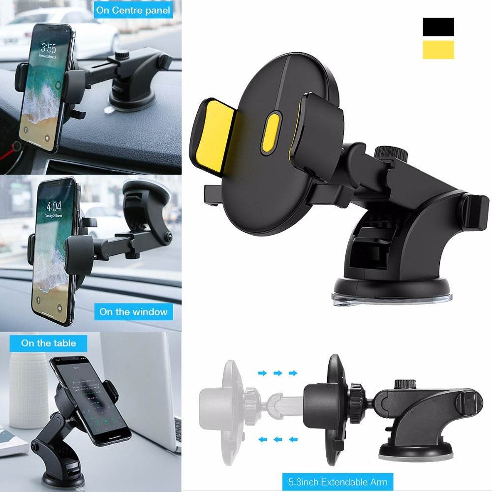 Telescopic Car Phone Holder Mount