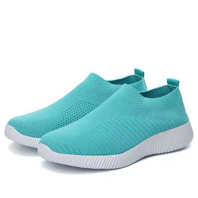 Flying Knit Sneakers Men's Mesh White Shoes Black Casual Sneakers under$30