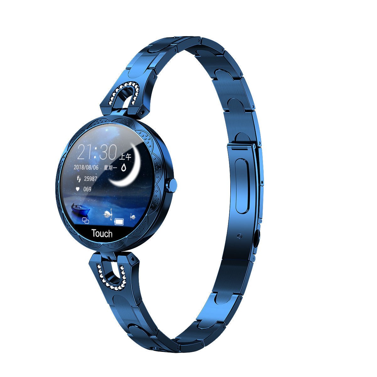 Fashion Women's Smart Watch Waterproof Wearable Device Heart Rate Monitor Sports Smartwatch for Women Ladies - Finesse for All:infoshopstore.fitnessforall.com.uk