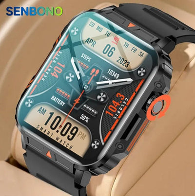 L81 Outdoor Sports Square Smartwatch Answer Call Big Battery Fitness Tracker Waterproof Smartwatch Men For IOS Android - Finesse for All:infoshopstore.fitnessforall.com.uk