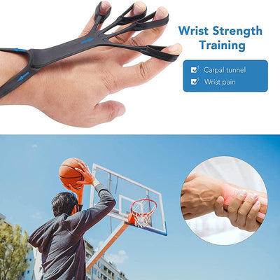 Silicone Grip Device Finger Exercise Stretcher Arthritis Hand Grip Trainer Strengthen Rehabilitation Training To Relieve Pain - Finesse for All:infoshopstore.fitnessforall.com.uk
