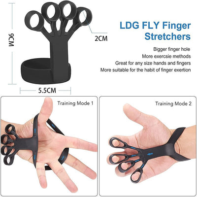 Silicone Grip Device Finger Exercise Stretcher Arthritis Hand Grip Trainer Strengthen Rehabilitation Training To Relieve Pain - Finesse for All:infoshopstore.fitnessforall.com.uk