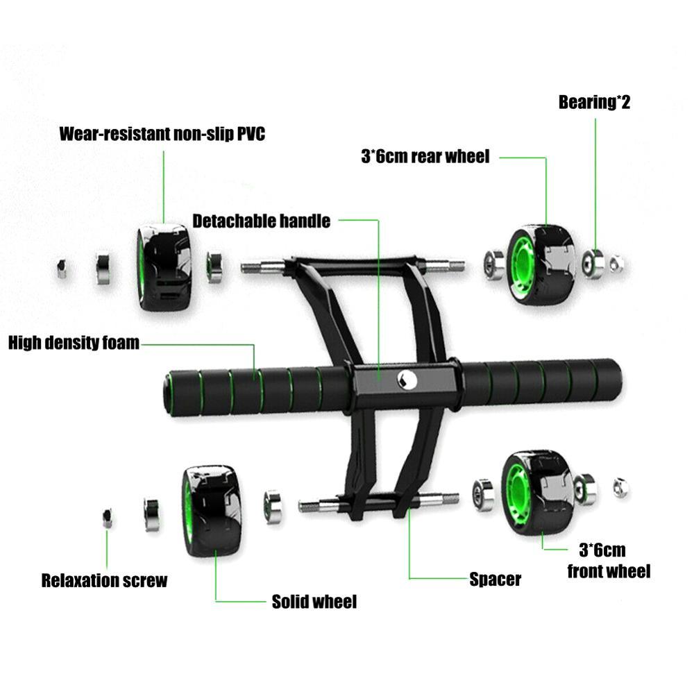 tour - wheeled Abdominal Roller Home Exercise Abdominal Muscle Fitness - Finesse for All:infoshopstore.fitnessforall.com.uk